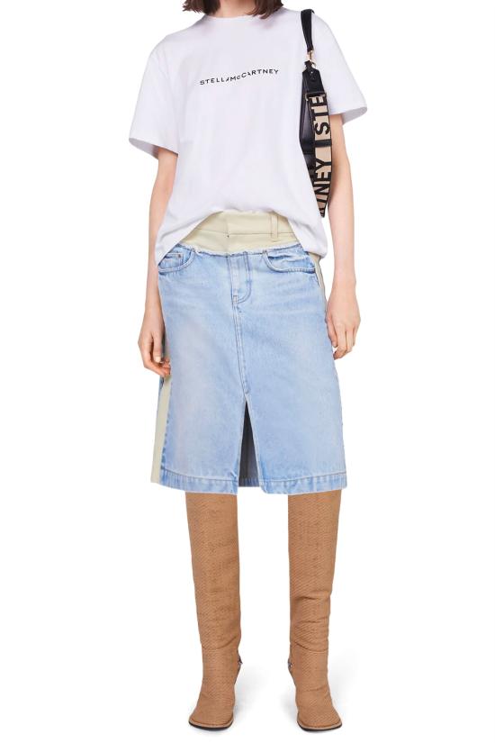 25SS 스텔라 맥카트니 반팔 티셔츠 6J01583SPY48 9000 PURE WHITE - STELLA MCCARTNEY