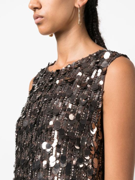  파로쉬 숏 원피스 D721864 GENDER 058 BRONZE - PAROSH