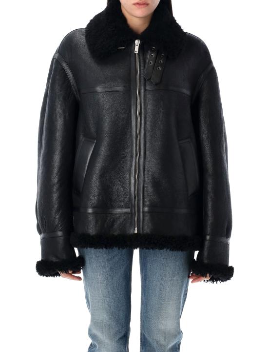 24FW 생로랑 자켓 800896YCOW2 1010 Nero