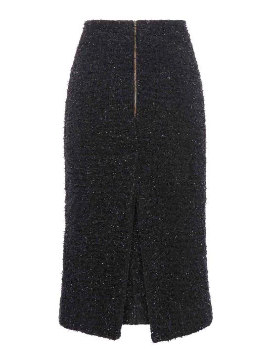 25FW 발렌시아가 미디 스커트 793601T33281000 Black - BALENCIAGA