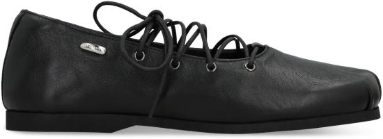 25FW 아워레가시 플랫 슈즈 A4247LMB MALLEABLEBLACKBULLHIDE Black - OUR LEGACY