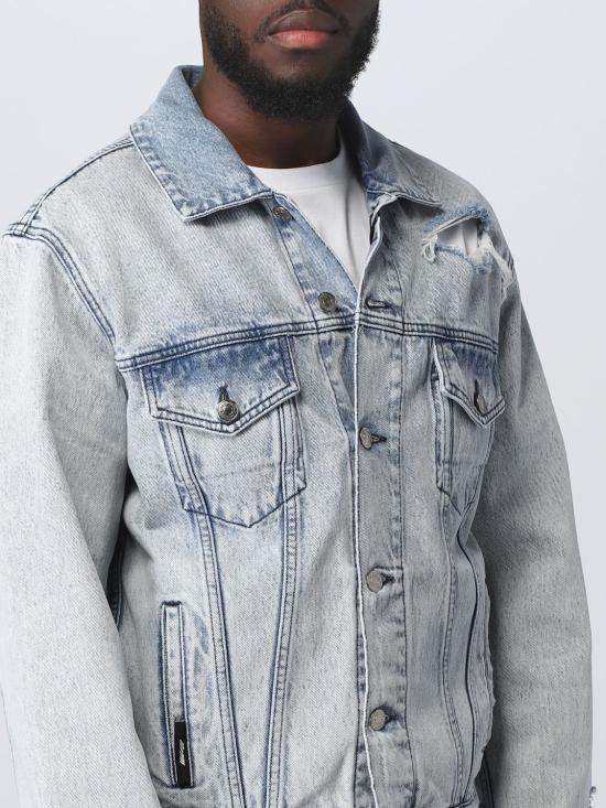  엠에스지엠 데님 자켓 3440MH49LM237286 84 Grey - MSGM