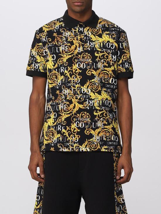  베르사체 반팔 티셔츠 74GAG6S074UP621 G89 Black