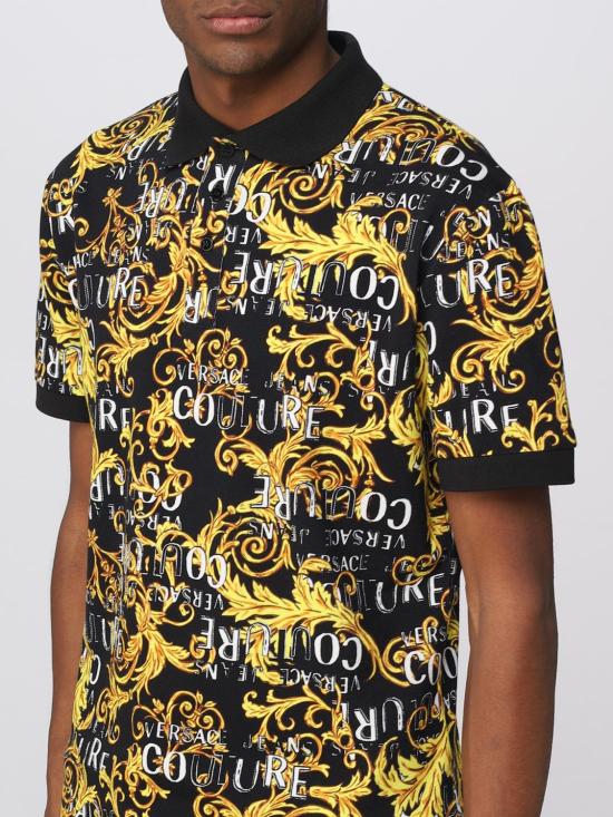  베르사체 반팔 티셔츠 74GAG6S074UP621 G89 Black - VERSACE