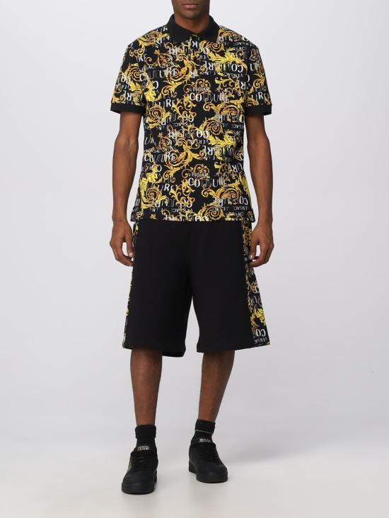  베르사체 반팔 티셔츠 74GAG6S074UP621 G89 Black - VERSACE