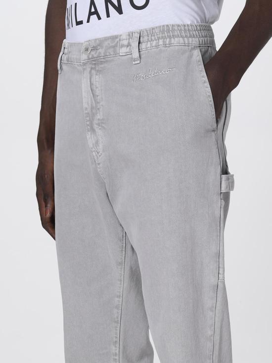  모스키노 스트레이트 팬츠 03552018 J1486 Grey - MOSCHINO