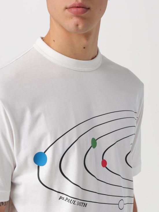  PS 바이 폴스미스 반팔 티셔츠 M2R220XLP4242 01 White 1 - PS BY PAUL SMITH