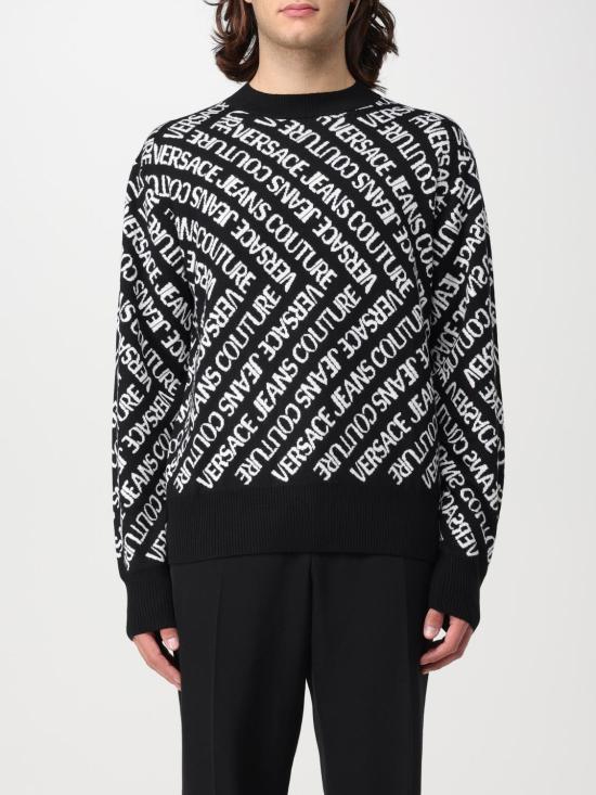  베르사체 스웨터 75GAFM1175UPM08 A0E Black