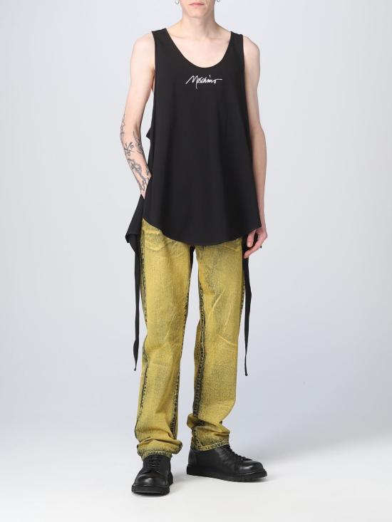  모스키노 민소매 티셔츠 89010241 1555 Black - MOSCHINO