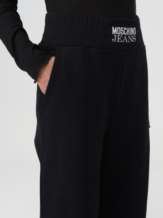  모스키노 스트레이트 팬츠 0311 8756 1295 Black - MOSCHINO