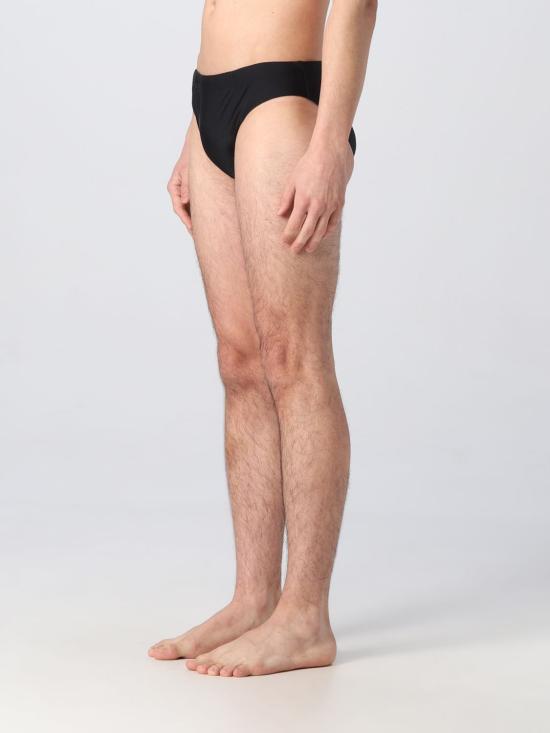 25FW 모스키노 스윔팬츠 42032077 1555 Black - MOSCHINO