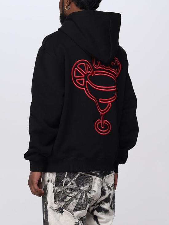  엠에스지엠 후드 티셔츠 MM102237001 99 Black - MSGM