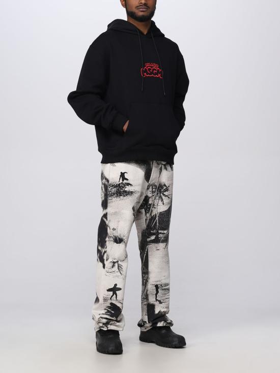  엠에스지엠 후드 티셔츠 MM102237001 99 Black - MSGM