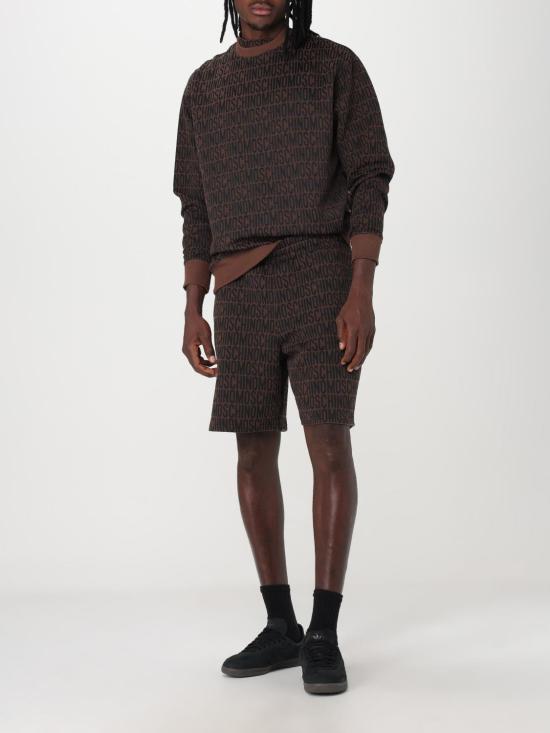 25FW 모스키노 긴팔 티셔츠 17012629 1103 Brown - MOSCHINO