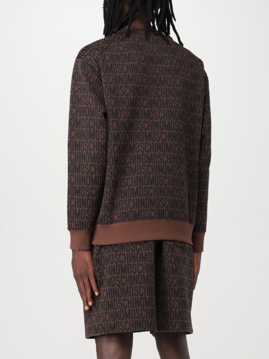 25FW 모스키노 긴팔 티셔츠 17012629 1103 Brown - MOSCHINO