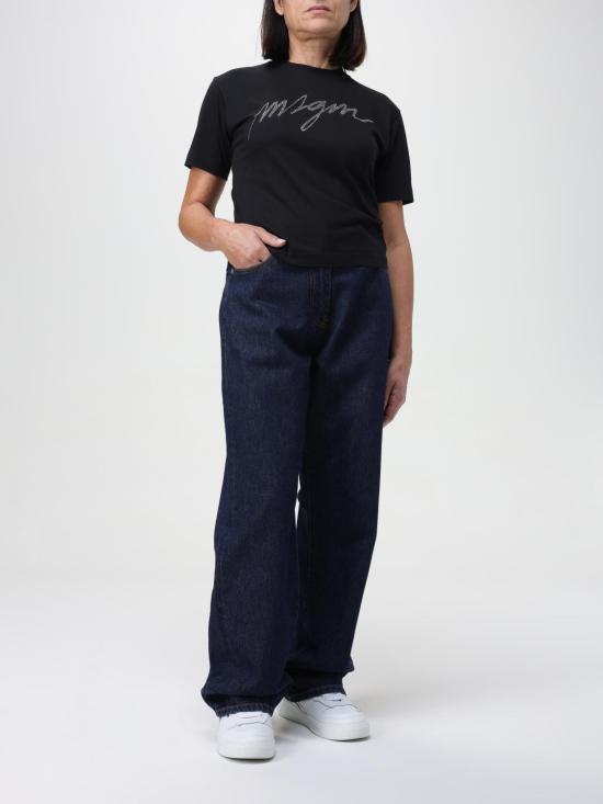  엠에스지엠 반팔 티셔츠 3541MDM129237798 99 Black - MSGM