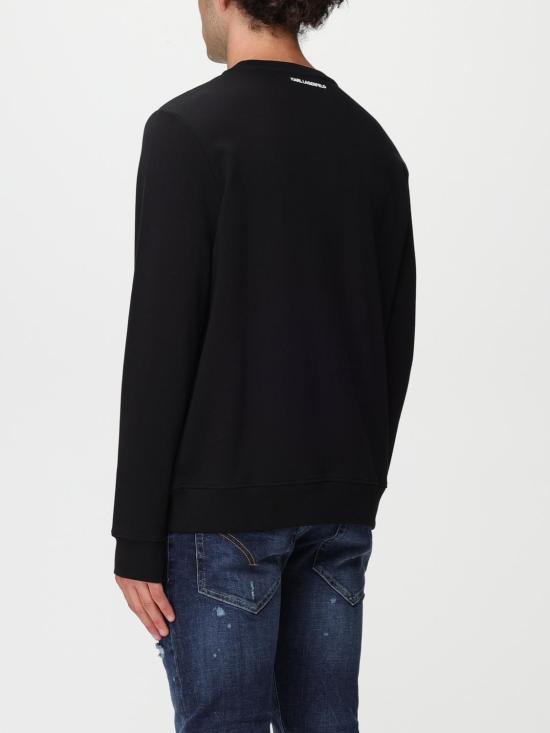 25FW 칼라거펠트 긴팔 티셔츠 705071500951 990 Black - KARL LAGERFELD