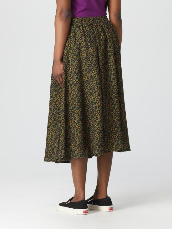  겐조 롱 스커트 FD52JU1999O3 50 Military - KENZO