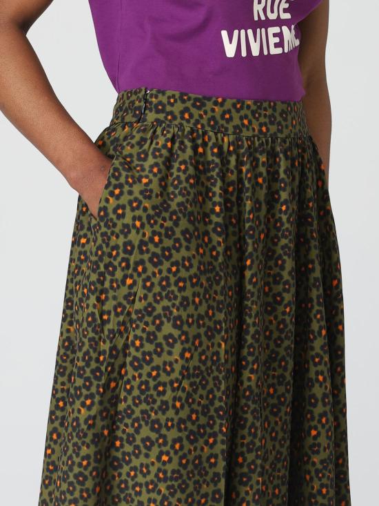  겐조 롱 스커트 FD52JU1999O3 50 Military - KENZO