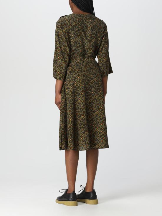  겐조 미디 원피스 FD52RO1179O3 50 Military - KENZO