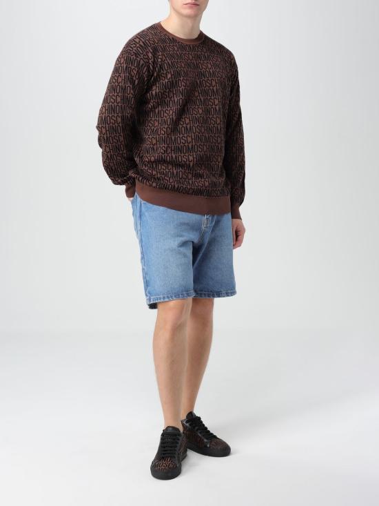 25FW 모스키노 스웨터 09017600 1103 Brown - MOSCHINO