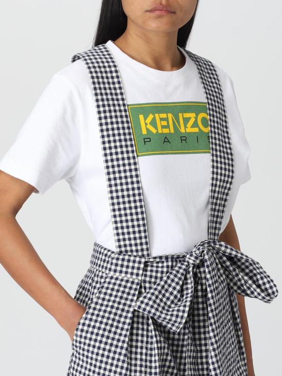  겐조 스트레이트 팬츠 FD52PA0659RU 77 Multicolor - KENZO