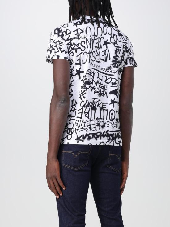  베르사체 반팔 티셔츠 75GAH6S075UP600 003 White - VERSACE