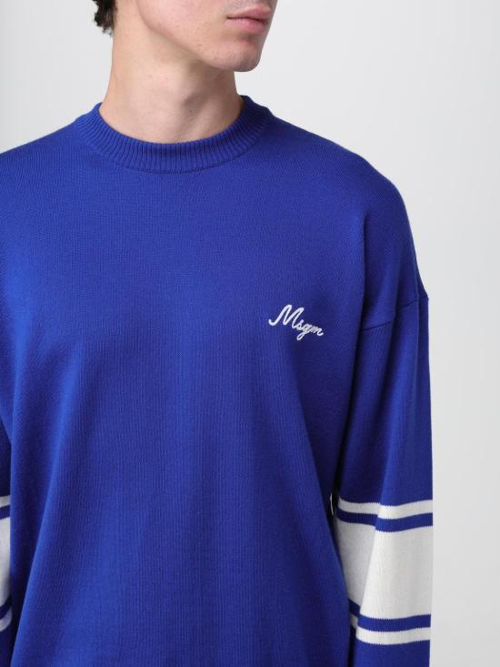  엠에스지엠 긴팔 티셔츠 3540MM203237598 89 Blue - MSGM