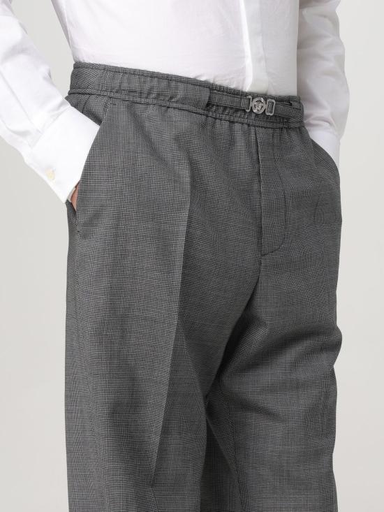  베르사체 스트레이트 팬츠 10162361A11263 2EJ00 Charcoal - VERSACE