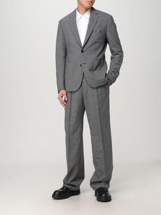  베르사체 스트레이트 팬츠 10162361A11263 2EJ00 Charcoal - VERSACE