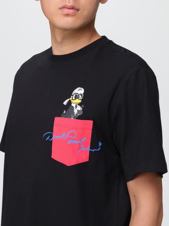  칼라거펠트 반팔 티셔츠 755098532270 990 Black - KARL LAGERFELD