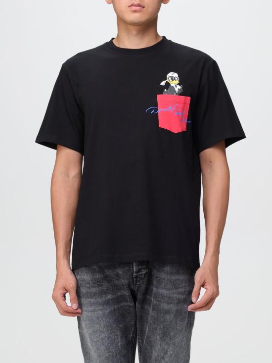  칼라거펠트 반팔 티셔츠 755098532270 990 Black