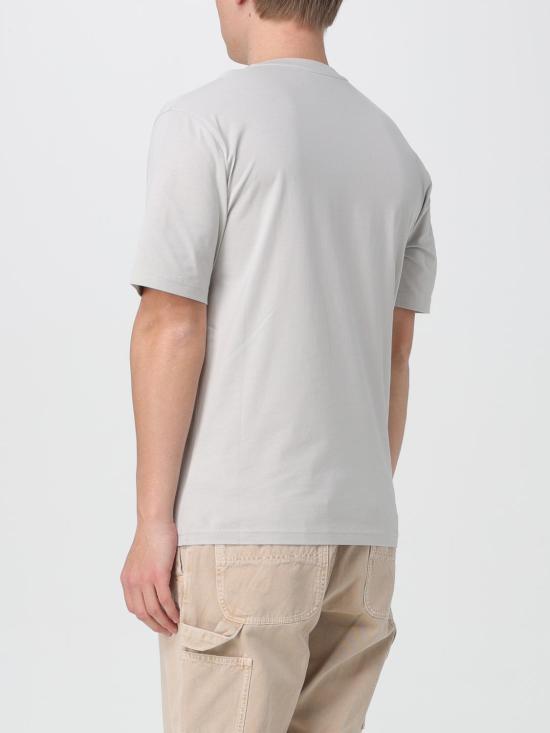 25FW 모스키노 반팔 티셔츠 07257041 1484 Grey - MOSCHINO