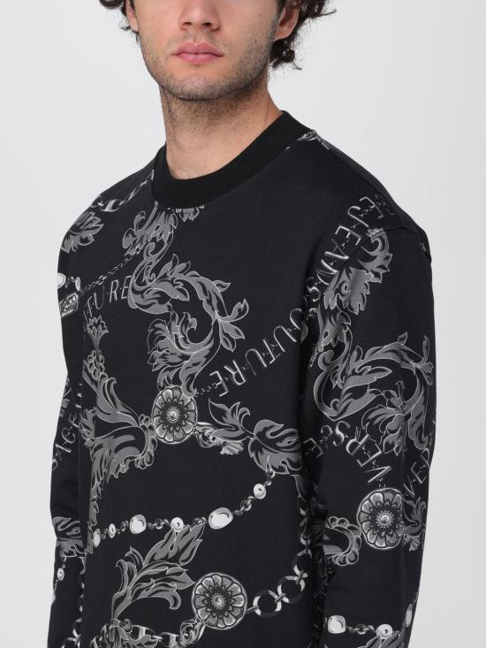  베르사체 긴팔 티셔츠 75GAI3R075UP302 899 Black - VERSACE