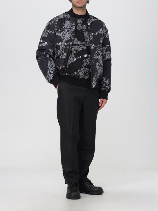  베르사체 긴팔 티셔츠 75GAI3R075UP302 899 Black - VERSACE