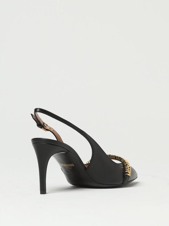 26SS 모스키노 뮬/슬리퍼 MA10047C1HMF0 000 Black - MOSCHINO