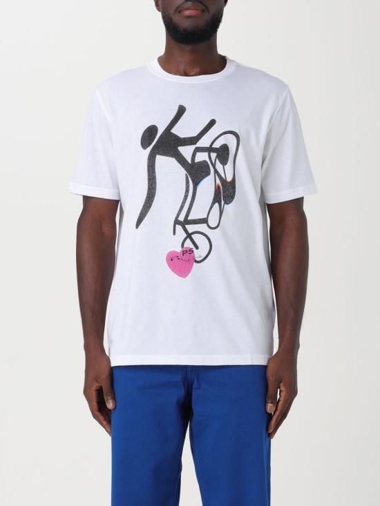  PS 바이 폴스미스 반팔 티셔츠 M2R011RLP4256 01 White