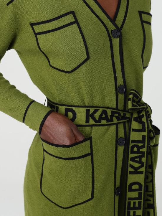 칼라거펠트 가디건 221W2003 477 Green - KARL LAGERFELD