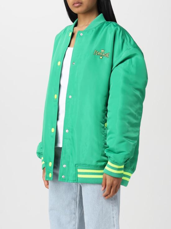  키아라 페라그니 봄버 자켓 74CBSD01CQD18 144 Green - CHIARA FERRAGNI