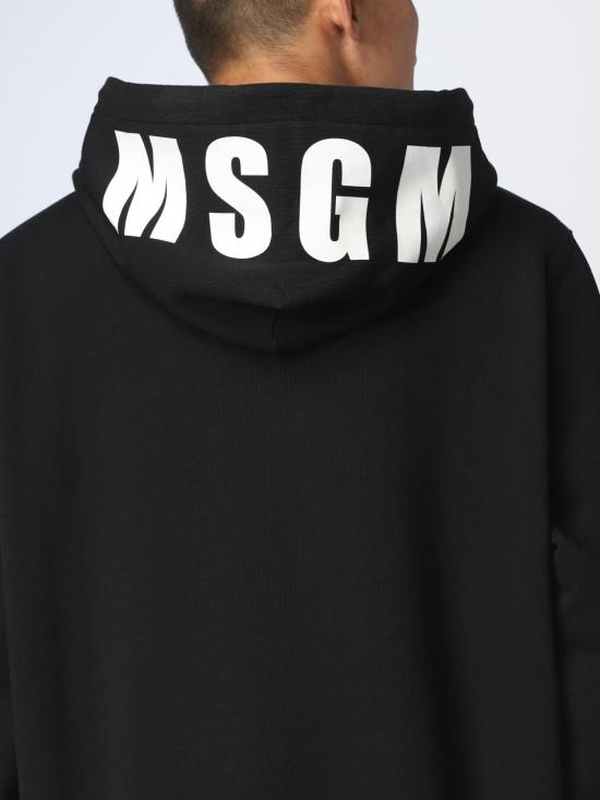  엠에스지엠 후드 티셔츠 2000MM535200000 99 Black - MSGM