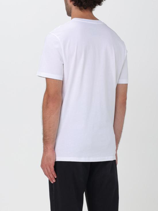 25FW 모스키노 반팔 티셔츠 07012041 1001 White - MOSCHINO