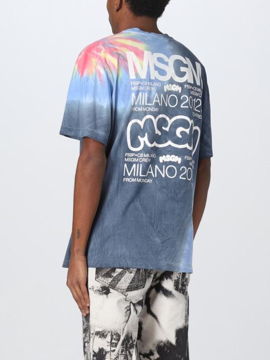  엠에스지엠 반팔 티셔츠 MM107237090 88 Multicolor - MSGM