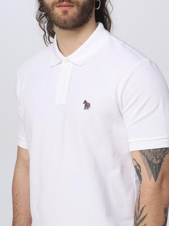  PS 바이 폴스미스 폴로 티셔츠 M2R183KKZEBRA 01 White - PS BY PAUL SMITH