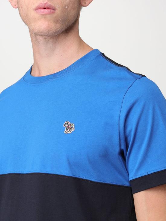  PS 바이 폴스미스 반팔 티셔츠 M2R336YZL20064 45E Blue - PS BY PAUL SMITH