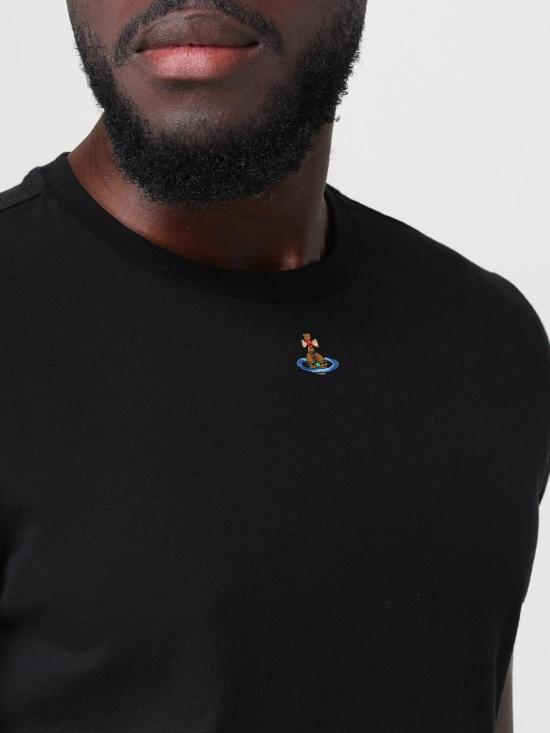  비비안웨스트우드 PERU 페루 ORB 반팔 티셔츠 3G010017J001MGO N401GO Black - VIVIENNE WESTWOOD