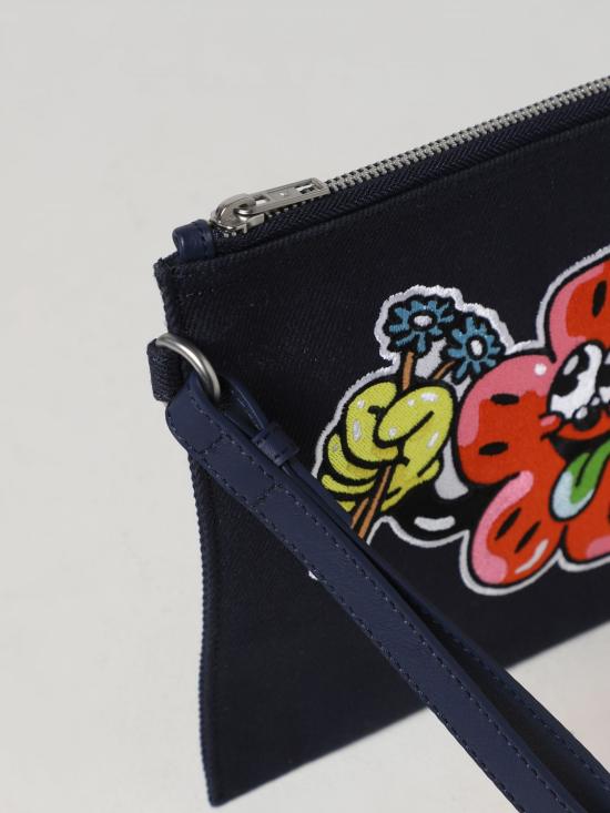  겐조 클러치/파우치 FD55PM902F34 76 Blue - KENZO