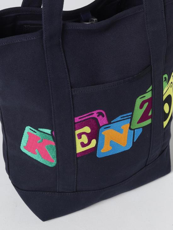  겐조 토트백 FD55SA901F34 76 Blue - KENZO