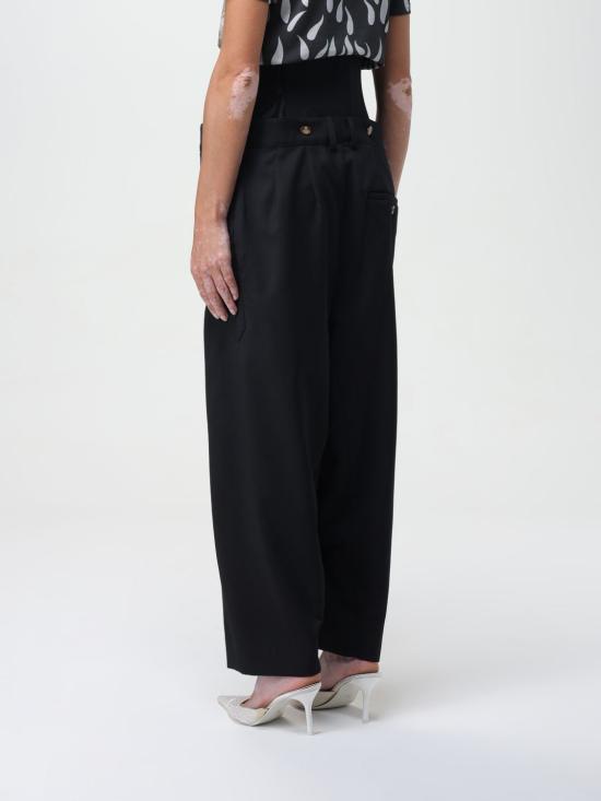  비비안웨스트우드 스트레이트 팬츠 1F01000EW00FJSW N401SW Black - VIVIENNE WESTWOOD