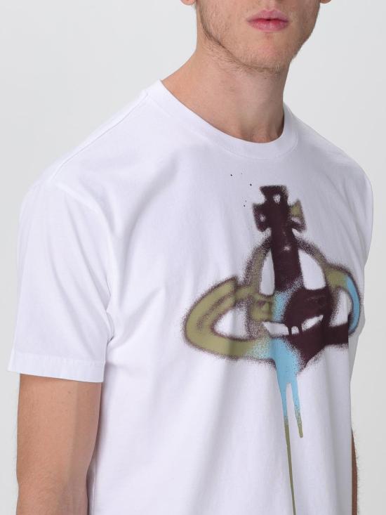  비비안웨스트우드 반팔 티셔츠 3G01001CJ001MGO A401GO Black - VIVIENNE WESTWOOD