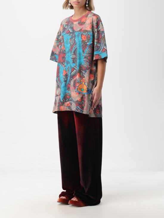  비비안웨스트우드 반팔 티셔츠 3G010018J005N O310 Pink - VIVIENNE WESTWOOD